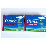 NEW Claritin Allergy +Sinus 12Hrs, 30ct, 2PKS