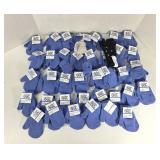 NEW Simply Basic Kids Blue Stretchy Gloves 42ct
