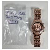 GUC Michael Kors Ladies Gold Tone Watch*