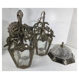 GUC Rococco Style Brass Lanturn Hanging Lights