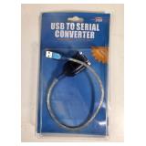 NEW USB To Serial Converter Cable SEALED
