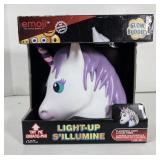 NIB Emoji Glow Buddies Unicorn Night Light