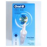 NEW Oral B Pro 300 Vitality Rechargable Toothbrush