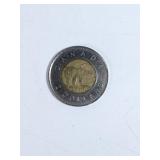 GUC First Year Issue 1996 Canadian Toonie $2 Coin