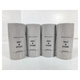 NEW Salt&Stone Santal / Vetiver Deodorant 28g 4pcs