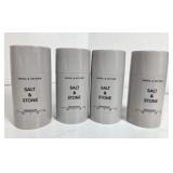 NEW Salt&Stone Santal / Vetiver Deodorant 28g 4pcs