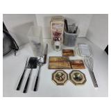 GUC Kitchen Utensils & Coasters & Storage Bins