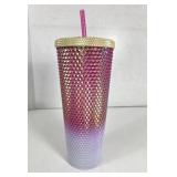 NEW Starbucks Bedazzled Pink/Purple Tumblr 24OZ