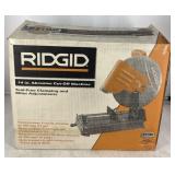 NEW Ridgid 14' Abrasive Cut Off Machine