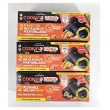 NEW Cookina Paks BBQ Reusable Grill Sheets (3PKS)