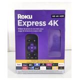 NEW Roku Express 4K HD TV Box & Remote Kit
