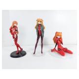 COLLECT Evangelion Asuka Shikinami Figurines 3PCS