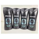 NEW Axe Apollo All-Day Fresh 473ML Body Wash 4pc