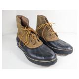 NEW SOREL Mens Soft Cognac Touch/Rubber Boots (12)