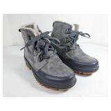 NEW SOREL Mens Light Grey Soft-Touch Boots (9)