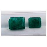 $13,000 Appraisal - 9.75 ct Cert. Zambian Emeralds