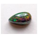 $0 Appraisal - 3.56 ct Cert. Black Opal Gemstone