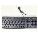 LIKE NEW Logitech Corded USB Keyboard, Working