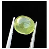 $3,337 Appraisal - 4.45 ct Cert. Himalayan Peridot
