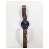 GUC Mens Fossil Hybrid Watch Leather Band w/NDW2F1