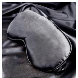 NIB Zenest Vegan Silk Sleep Eye Mask (SMOKE) 2PCS