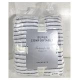 NIB Super Comfortable Blanket (White/Black)