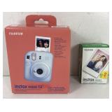 NEW Instax Mini 12 Light Blue & Instax Mini Film