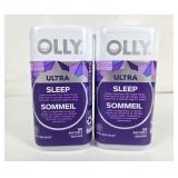 NEW OLLY Sleep ULTRA 60 Gels Sealed 10 MG 2PKS