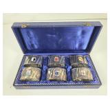 VERY Collectable SILVER Napkin Holders Euro/Brit