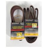 NEW Benchmark Aluminum Oxide Sander Belts 2PKS