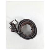 GUC Large Mens Heavy Duty Brown Leather Belt