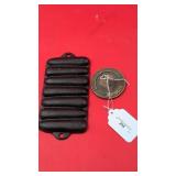 Small Cornbread Pan with Small SunDial