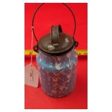 Blue Granite Cream Pail