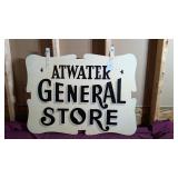Atwater General Store Wooden Sign DBL