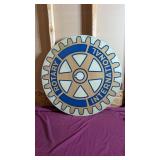 Rotary International Metal Sign 30'