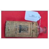 DR Daniels Liniment Glass Bottle