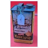 Geauga County Maple Syrup Tin