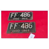 1694 Ohio License Plate pr