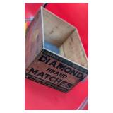 Diamond Matches Wood Box