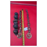 Sleigh Bells W/brass Harness Rosettes