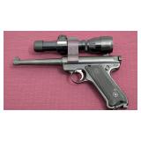 RUGER MK II, .22 LR, W/SIMMONS SCOPE
