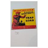 Winchester Ranger Trap Load Porcelain Sign