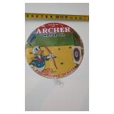 Archer Motor Oil 12' Porcelain Sign