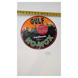 Gulf No-Nox 12' Porcelain Sign