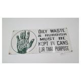 Safety First Metal Sign 20'x9'