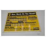 Sakrete Plastic Sign 24'x17'