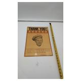 Sunbeam Thank You, Paper Adv.