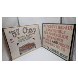 '57 Chevy Belair Wall Hanger