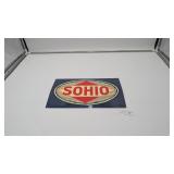 Sohio Tin Sign Vintage 14'x9'