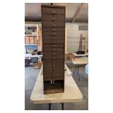 Watch Crystal Cabinet  w/Crystals & Press